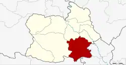 Karte von Chai Nat, Thailand, mit Sankhaburi
