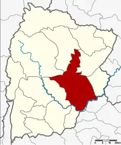 Karte von Chaiyaphum, Thailand, mit Mueang Chaiyaphum