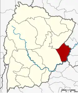 Karte von Chaiyaphum, Thailand, mit Khon Sawan