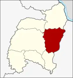 Karte von Amnat Charoen, Thailand, mit Pathum Ratchawongsa