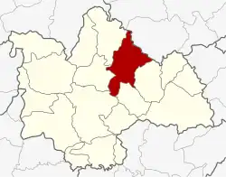 Karte von Kalasin, Thailand, mit Somdet