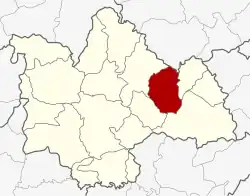 Karte von Kalasin, Thailand, mit Huai Phueng