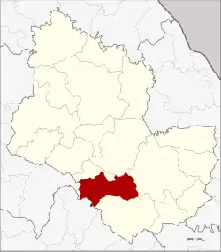 Karte von Sakon Nakhon, Thailand, mit Kut Bak