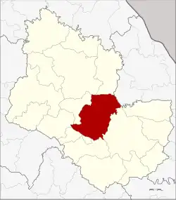 Karte von Sakon Nakhon, Thailand, mit Phanna Nikhom
