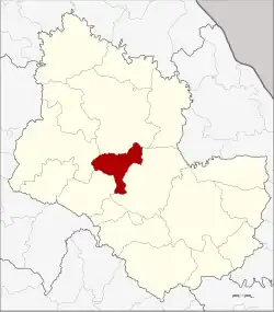 Karte von Sakon Nakhon, Thailand, mit Phang Khon