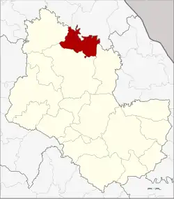 Karte von Sakon Nakhon, Thailand, mit Kham Ta Kla