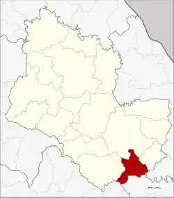 Karte von Sakon Nakhon, Thailand, mit Tao Ngoi