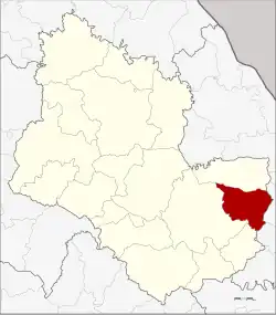 Karte von Sakon Nakhon, Thailand, mit Phon Na Kaeo