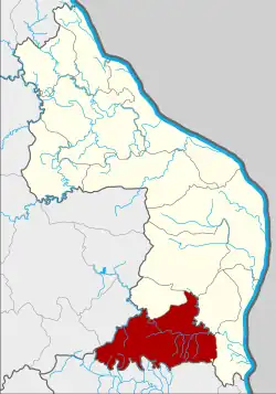 Karte von Nakhon Phanom, Thailand, mit Na Kae