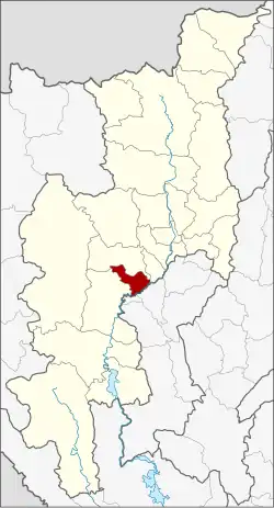 Karte von Chiang Mai, Thailand, mit Doi Lo