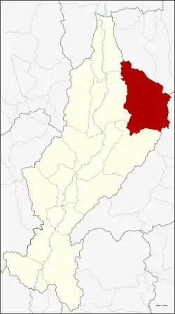 Karte von Lampang, Thailand, mit Ngao