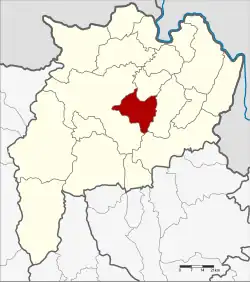 Karte von Chiang Rai, Thailand, mit Wiang Chai
