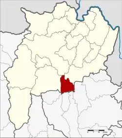 Karte von Chiang Rai, Thailand, mit Pa Daet