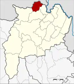 Karte von Chiang Rai, Thailand, mit Mae Sai