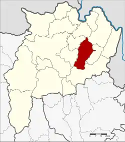 Karte von Chiang Rai, Thailand, mit Phaya Mengrai