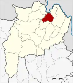 Karte von Chiang Rai, Thailand, mit Doi Luang