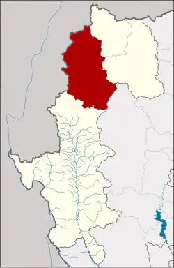 Karte von Mae Hong Son, Thailand, mit Mueang Mae Hong Son