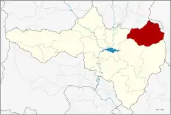 Karte von Nakhon Sawan, Thailand, mit Nong Bua