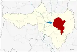 Karte von Nakhon Sawan, Thailand, mit Tha Tako