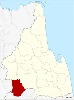 Karte von Nakhon Si Thammarat, Thailand, mit Bang Khan