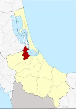 Karte von Songkhla, Thailand, mit Khuan Niang