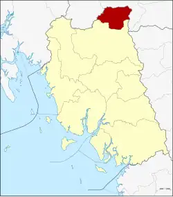 Karte von Trang, Thailand, mit Ratsada