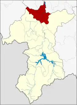 Karte von Yala, Thailand, mit Mueang Yala