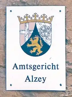 Amtsschild
