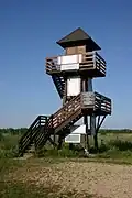 Aussichtsturm bei der Brücke von Andau
