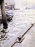 Anders Zorn: Im Hamburger Hafen, 1891, Zorn Museum