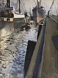 Anders Zorn: Im Hamburger Hafen, 1891, Privatsammlung