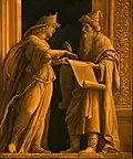 Andrea Mantegna: Eine Sibylle und ein Prophet um 1495