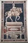 Andrea del Castagno, Monument für Niccolò da Tolentino, 1456