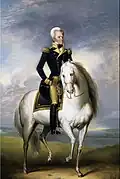 Ralph E. W. Earl: Andrew Jackson astride Sam Patch (um 1833). Andrew Jackson Foundation