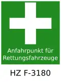 Rettungspunkt der Landesforstbetriebe Sachsen-Anhalt im Landkreis Harz