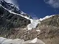 Der Angel-Gletscher auf der Nordseite.