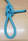 Rückseite der Anglerschlaufe