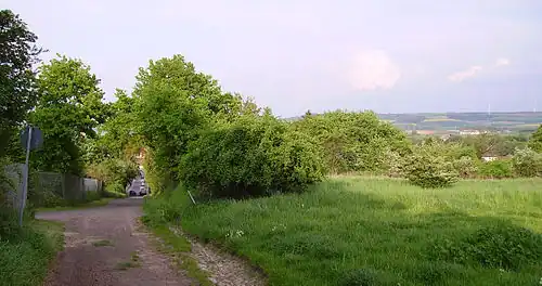 Anhöhe beim Tennisclub