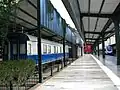 Bahnsteig mit dem Salonwagen Mustafa Kemals