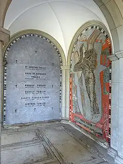 Anna Maria Babberger-Tobler (1882–1935) Malerin, Dichterin, und Textilgestalterin. Feld 21, Familiengrab auf dem Friedhof Friedental, Stadt Luzern