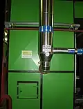 Biomassekessel im Biomasse-Heizwerk Haid