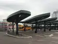 Neuer Haltestellen­bereich 29–33 auf dem ehemaligen Busparkplatz, 2017