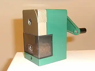 Anspitzer mit Handkurbel
