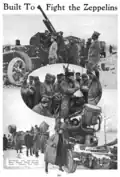 Französische Ballonabwehr-Artillerie