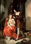 Antonio Rinaldi: Raffael und die Fornarina (1844)