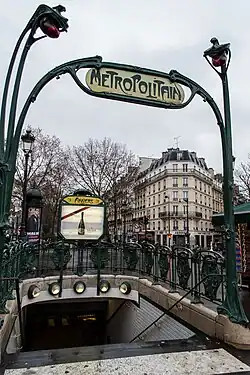 Eingang zur Station Anvers