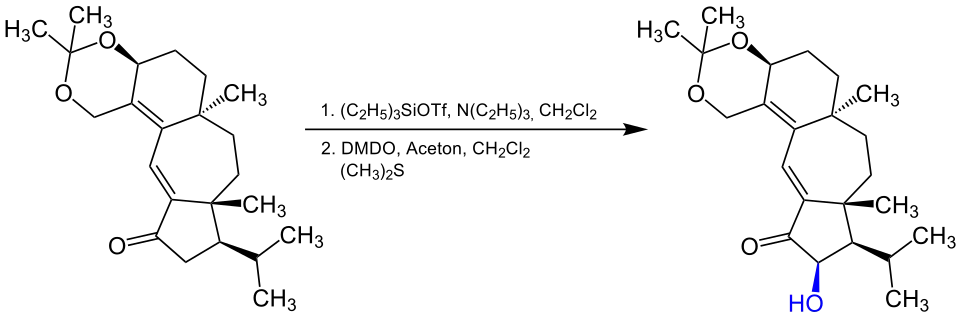 Anwendung der Rubottom-Oxidation in der Synthese von Guanakastepen A von Danishefsky