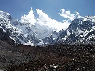 Südwest-Ansicht von Mahakali Khola