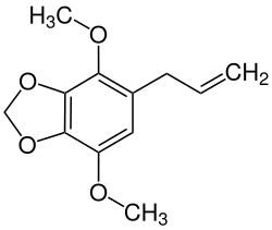 Strukturformel von Apiol