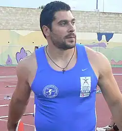 Apostolos Parellis Rang neun mit 59,84&nbsp;m